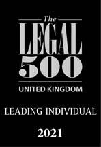 The Legal 500 recommended lawyer 2021