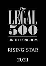 The Legal 500 rising star 2021