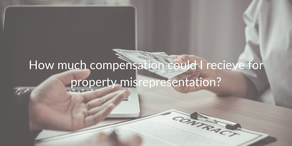 people exchanging compensation in property deal
