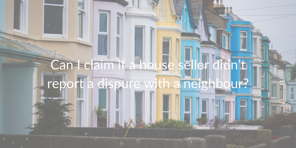 colourful row of properties