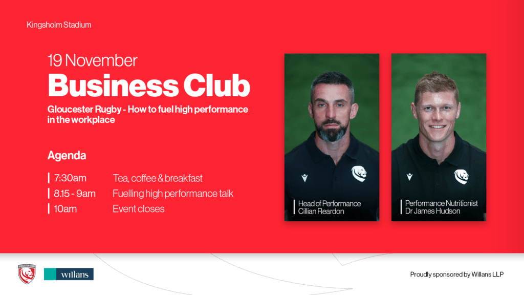 Gloucester Rugby Business Club events